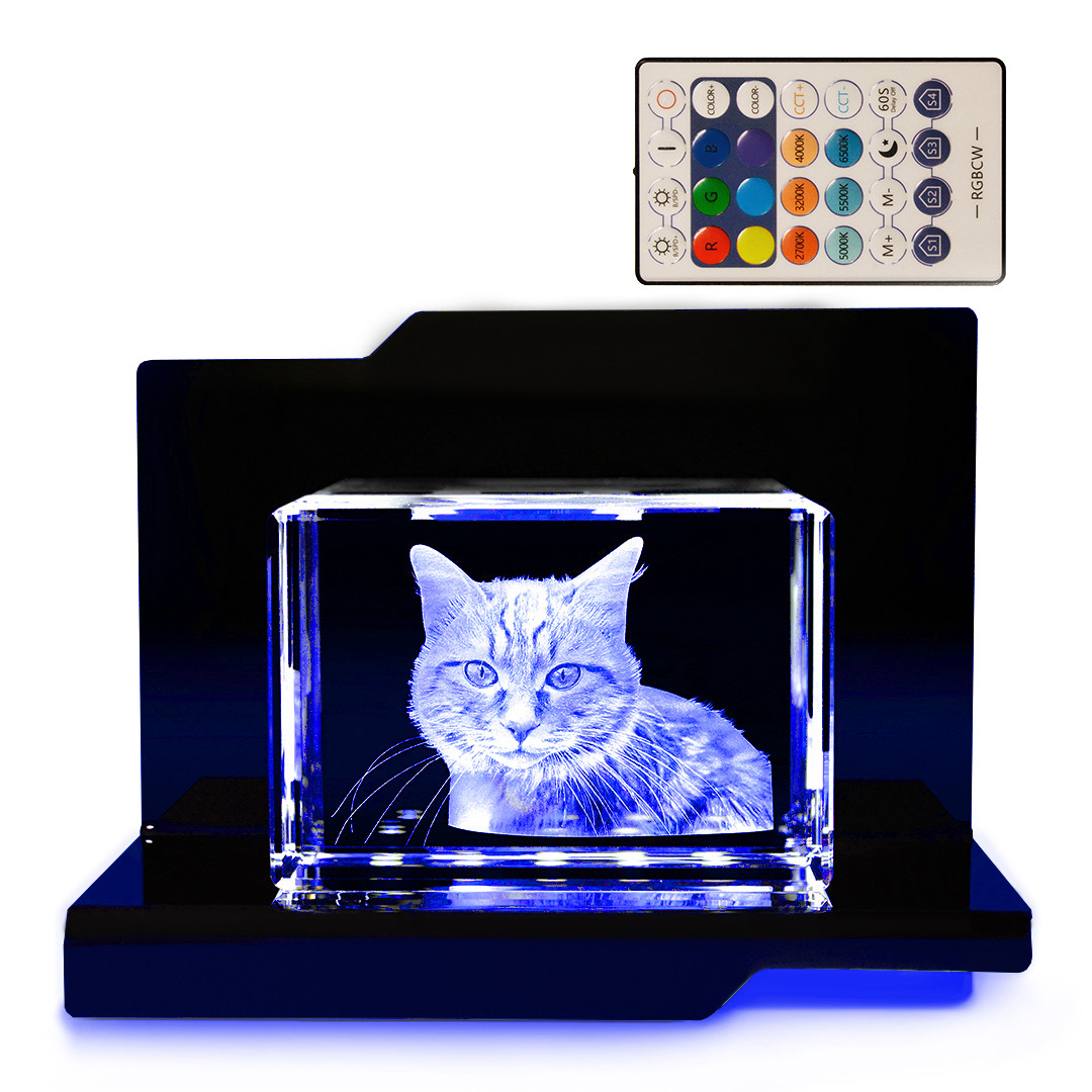 Aria socle lumineux pour les Blocs 3D Prisme M et Méga paysage