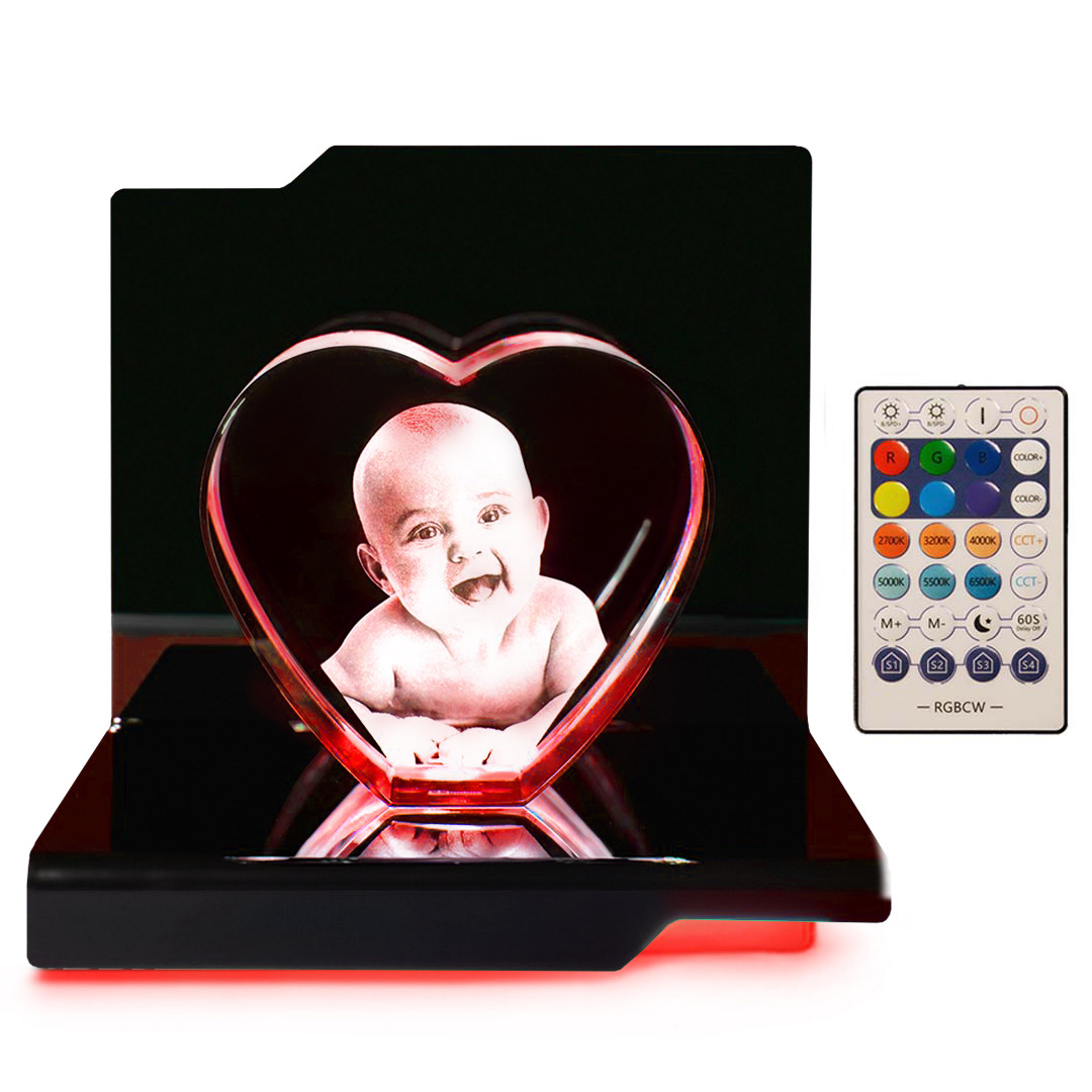 Virtuoso socle lumineux  pour les Blocs 3d Coeur L et Precious L