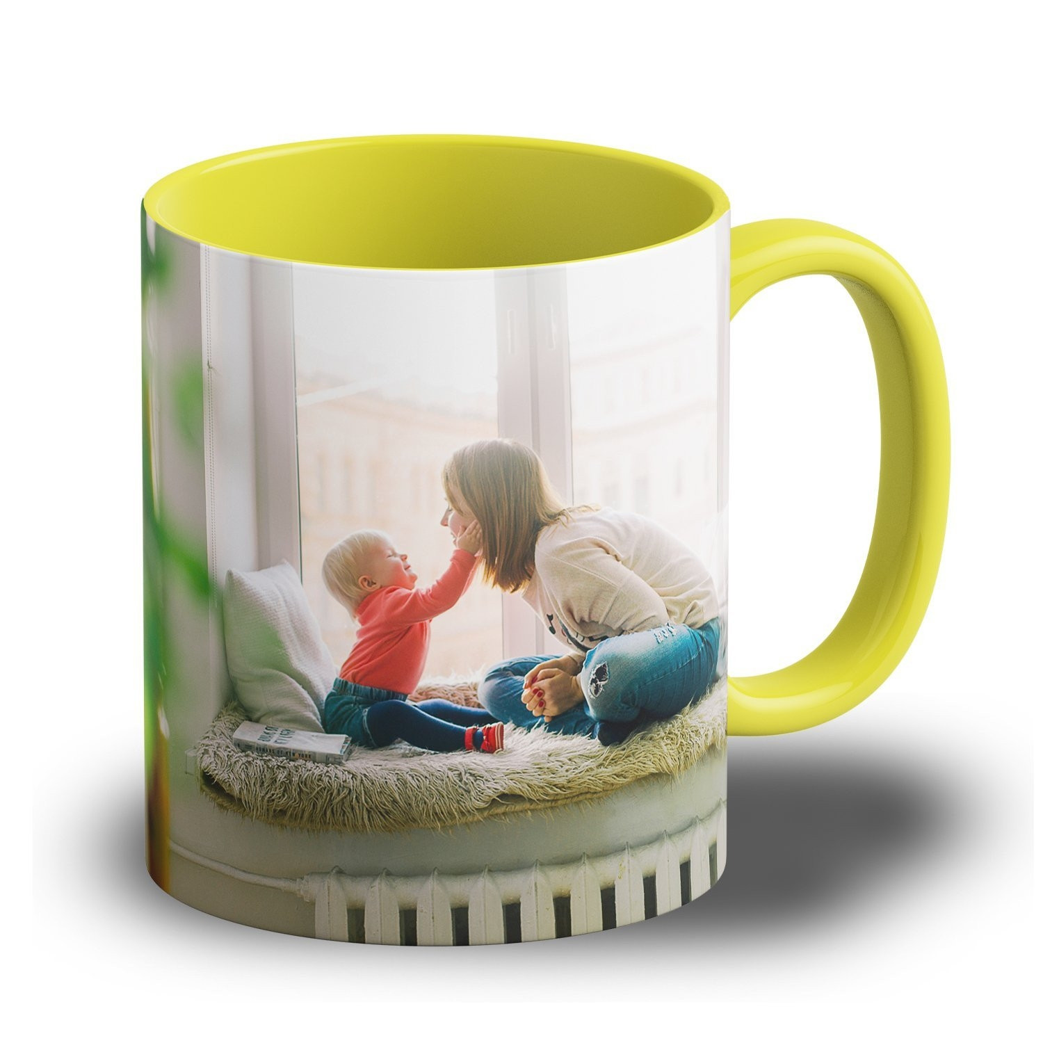 MUG JAUNE PHOTO