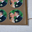 Disques "Photo Gourmande", diam 4.5 cm  X 20 Pieces