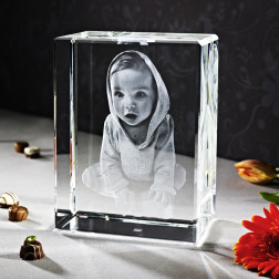 BIG BLOCK bloc de verre photo 3D (1-20 Personnes)